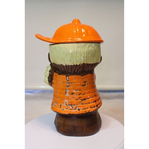 Cookie Jar - Little Baseball Player Orange by Treasure Craft - Picture 3 of 4